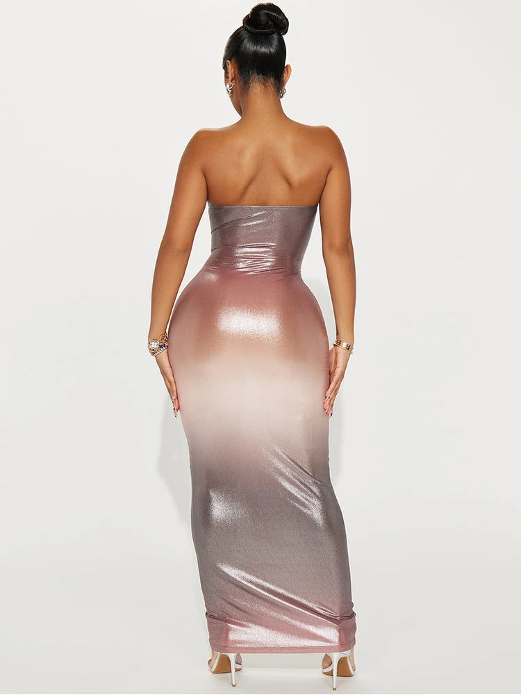 SHIMMER DOWN DRESS