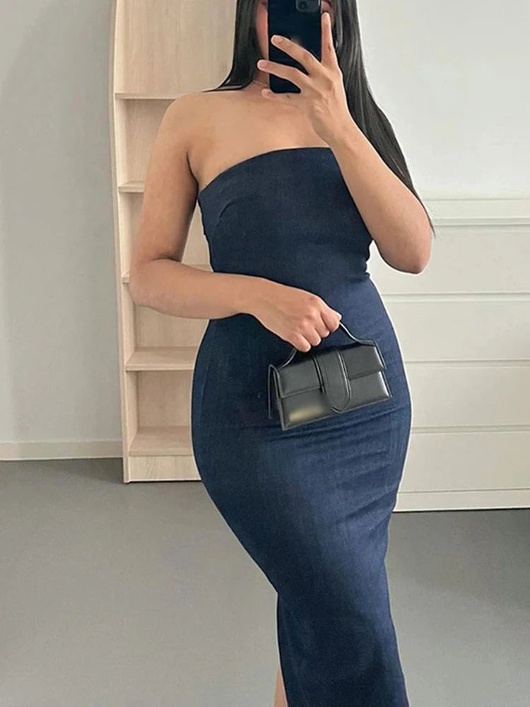 Denim Midi