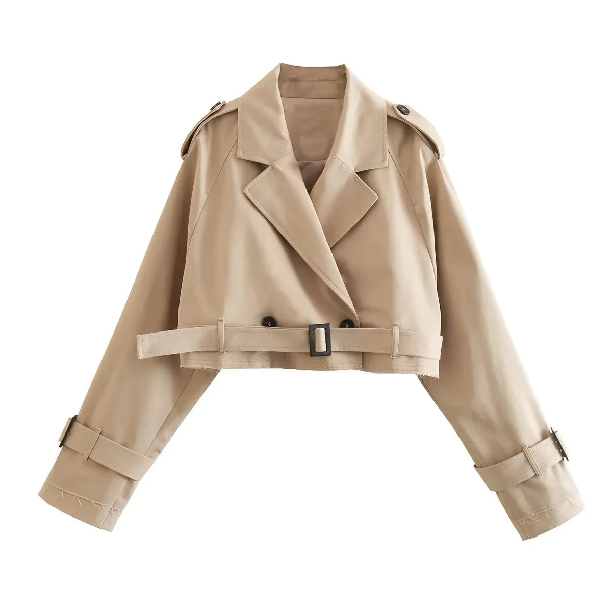 GABBY Cropped Trench